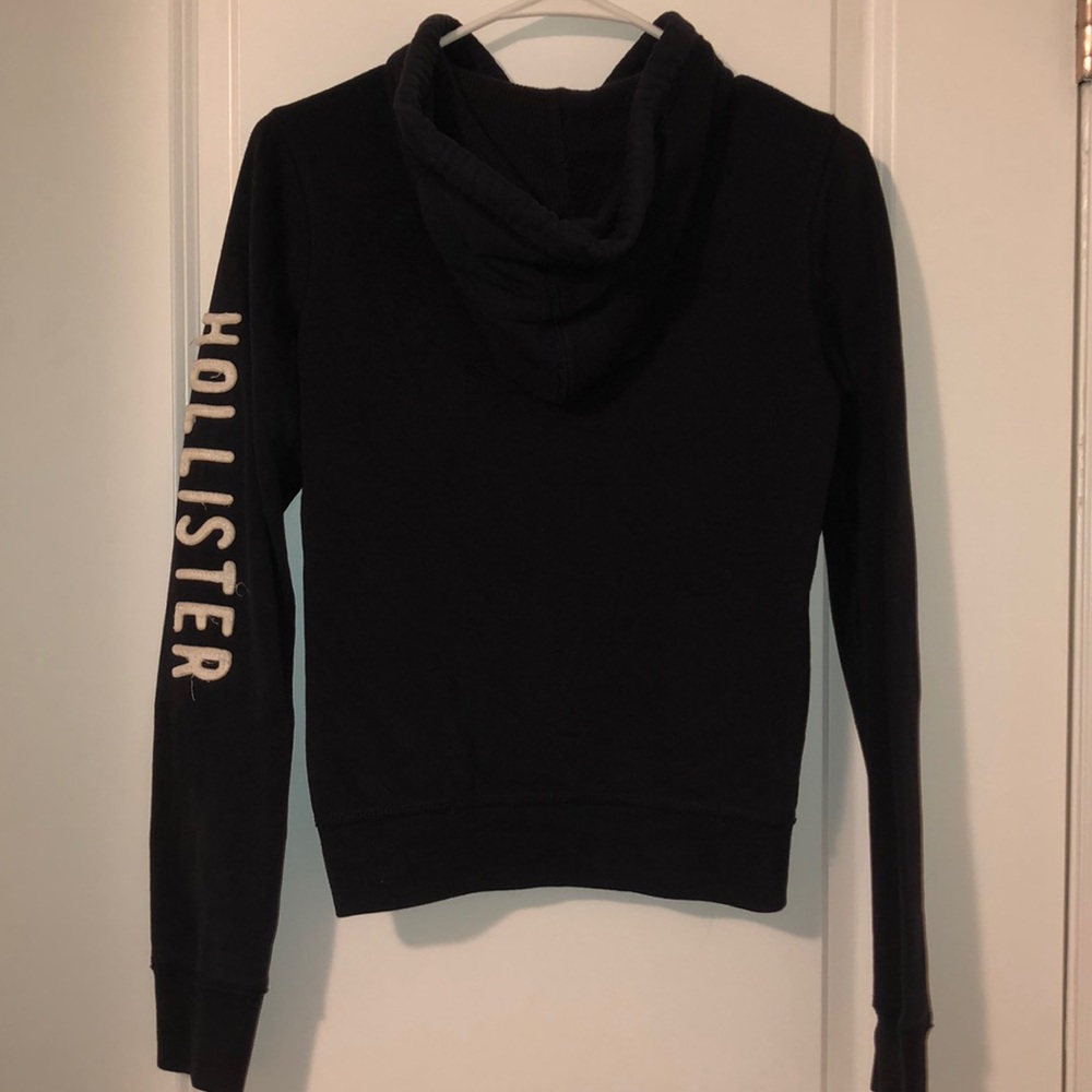 Navy blue zip up hoodie - Picture 2 of 2